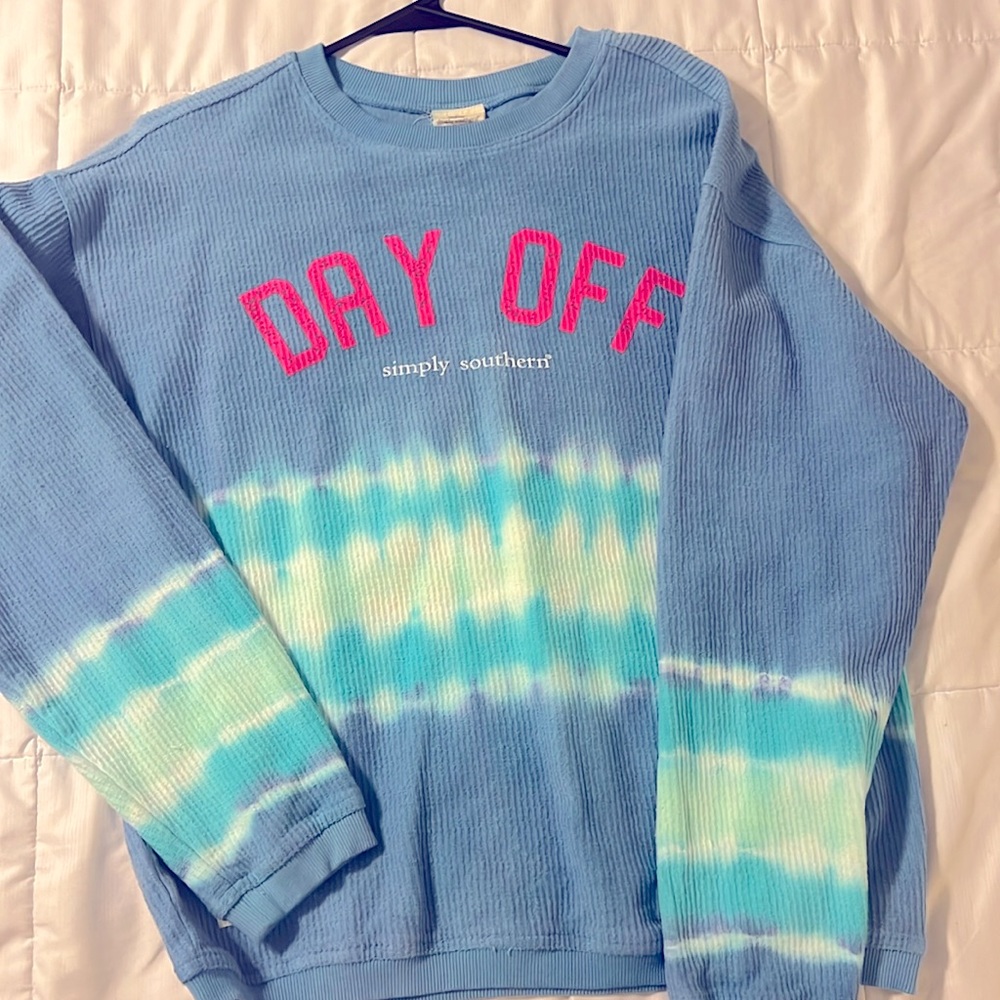 “DAY OFF” Simply Southern Crewneck sweater